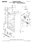 Diagram for 01 - Cabinet Parts