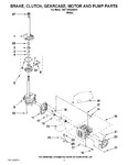 Diagram for 06 - Brake, Clutch, Gearcase, Motor And Pump Parts