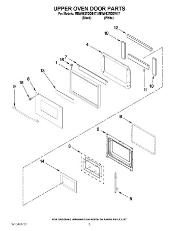 Diagram for MEW5627DDW17