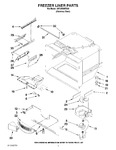 Diagram for 02 - Freezer Liner Parts