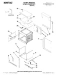 Diagram for 01 - Oven Parts