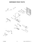 Diagram for 09 - Dispenser Front Parts