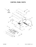 Diagram for 02 - Control Panel Parts