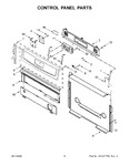 Diagram for 03 - Control Panel Parts