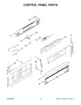 Diagram for 03 - Control Panel Parts