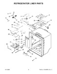 Diagram for 03 - Refrigerator Liner Parts