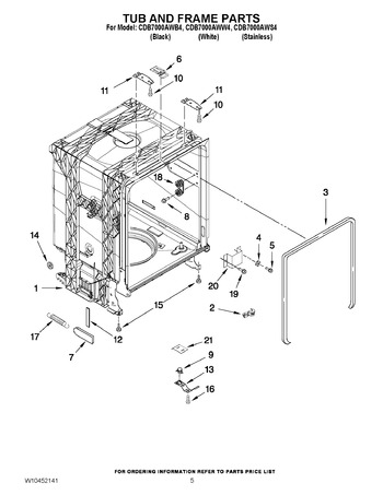 Diagram for CDB7000AWW4