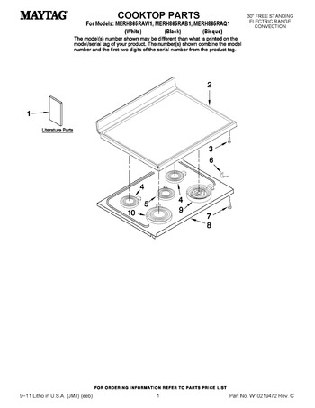 Diagram for MERH865RAB1