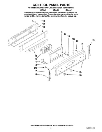 Diagram for MERH865RAB1