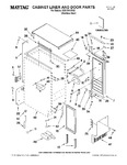 Diagram for 01 - Cabinet Liner And Door Parts