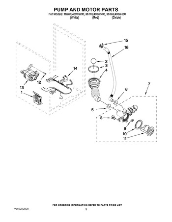 Diagram for MHWE400WR00