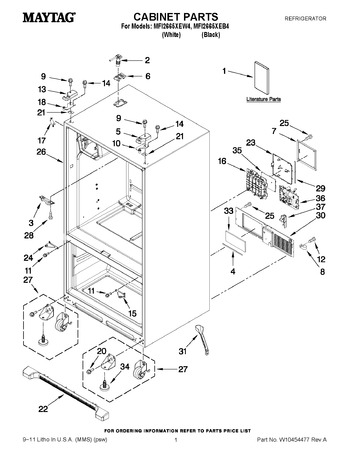 Diagram for MFI2665XEW4