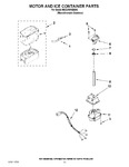 Diagram for 08 - Motor And Ice Container Parts