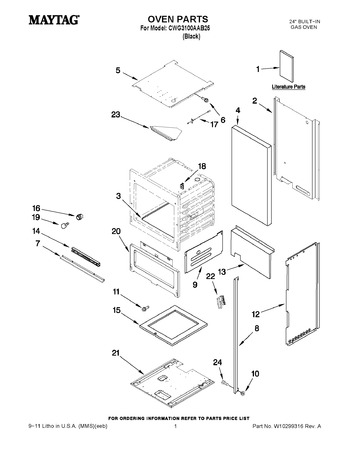 Diagram for CWG3100AAB25