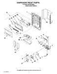 Diagram for 07 - Dispenser Front Parts