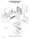 Diagram for 08 - Dispenser Front Parts