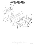 Diagram for 02 - Control Panel Parts