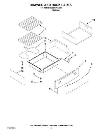 Diagram for JES8860CCS02