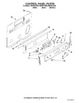 Diagram for 02 - Control Panel Parts