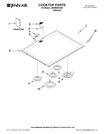 Diagram for JES8860CCS02