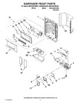 Diagram for 07 - Dispenser Front Parts