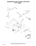 Diagram for 03 - Burner Box, Gas Valves, & Switches