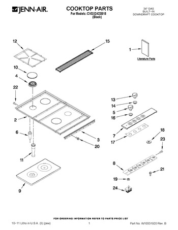 Diagram for CVGX2423B18