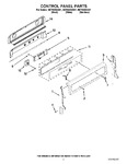 Diagram for 02 - Control Panel Parts