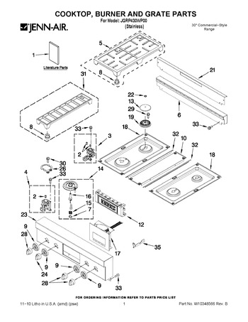 Diagram for JGRP430WP00