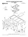 Diagram for 01 - Cooktop, Burner And Grate Parts