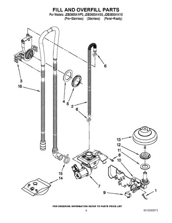 Diagram for JDB3600AWS0