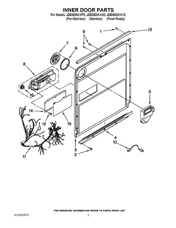 Diagram for JDB3600AWP0