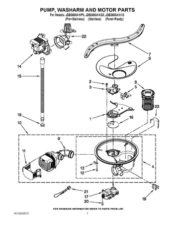 Diagram for JDB3600AWP0