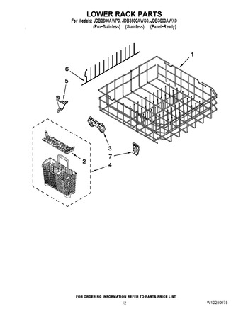 Diagram for JDB3600AWP0