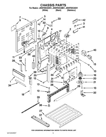 Diagram for JES9750CAB01