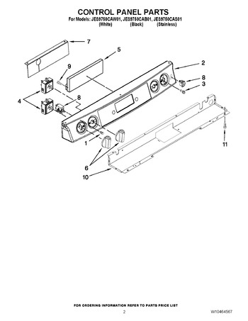 Diagram for JES9750CAB01