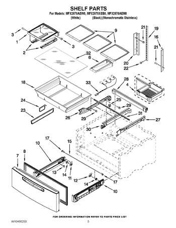 Diagram for MFX2570XEB0