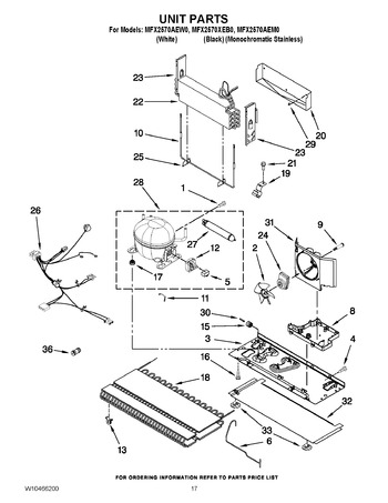 Diagram for MFX2570XEB0