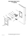 Diagram for 08 - Dispenser Front Parts