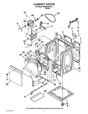 Diagram for MGDB750YW1