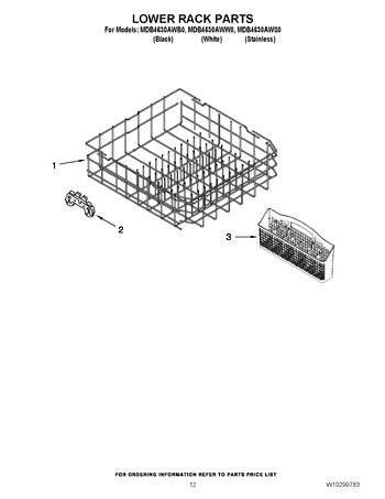 Diagram for MDB4630AWW0