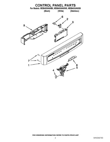 Diagram for MDB4630AWW0