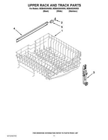 Diagram for MDB4630AWW0