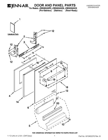 Diagram for JDB3600AWX5