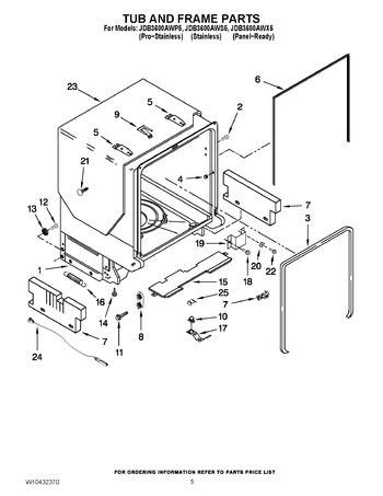 Diagram for JDB3600AWP5