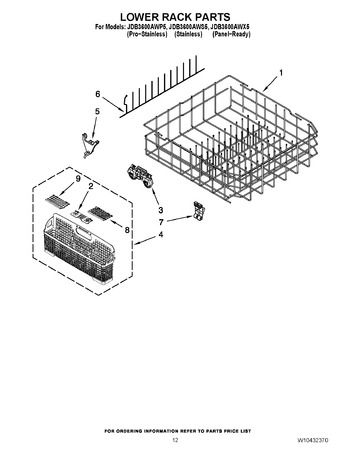 Diagram for JDB3600AWP5