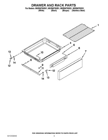 Diagram for MGR8670WW1