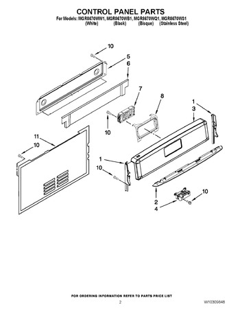 Diagram for MGR8670WW1