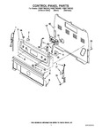 Diagram for 02 - Control Panel Parts