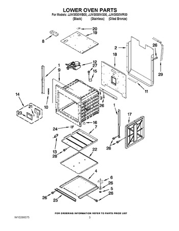 Diagram for JJW3830WB00